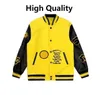 23SS Designer Mens Jacket Street Fashion Animal Klasyczne kolorowe litery Kolorowe różnorodne luksusowe markę High-end Casual Baseball Mundlid Q5