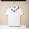 Designer Hommes Unisexe Mode Femme Lâche Coton À Manches Courtes L Lettre Imprimer Hip Hop Street Wear V Casual Top T-shirt Taille M-3XL