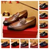 40 Stil Sonbahar Orijinal Deri Erkekler Tasarımcı Lüks Elbise Ayakkabı Moda Dantelli Adam Ayakkabıları Akıllı İş İş Ofis Ayakkabı Lightweig Boyut 38-46