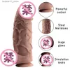 Andra hälsoskönhetsartiklar extra stor dildo vuxna sexuella produkter par sexuella leksaker kvinnlig onani stick säker och luktfri falsk penis Q240117