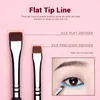 Jessup Eyeliner Fırçaları Set11pcs Eyeliner Fırçası Professional Kalkalı Düz ​​Ultra İnce Hassas Eyeliner Fırça Seti T324 240116