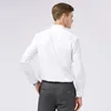 メンズホワイトシャツ長袖非鉄ビジネスプロフェッショナルワークコラーレアッド服カジュアルスーツボタントッププラスサイズS-5XL 240116