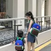 Bolsas mãe crianças mochila jardim de infância crianças saco de escola pai-filho mochila crianças sacos 2023 leve mochila de lona meninos meninas