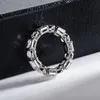 Bague Mosonite de couleur D de haute qualité pour femmes, bague en diamant à une rangée en argent Sterling 925 mélangée avec un anneau de queue pour tout le corps