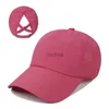 Ball Caps Women Sunshade Hat Solid Color Ponytail Cycling Summer Leisure Baseball Sport Sun Summer New YQ240117