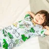 Паджама Lawadka Summer Gilms Kids Pajamas Set Set Shot Roolves Sleepwear для малыш