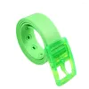 Belts Buckle Silicone Rubber Leather Belt Ceinture Waist Strap Plastic Casual Waistband