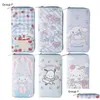 Portemonnee Meisje Schattig Kuromi Melody Mti Functie Bloemenprint Kinderaccessoires Grote Capactiy Tas Kinderen Verjaardagscadeau Drop Delivery Babymat Otx21