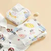 Blankets Spring Summer 6 Layers Of Pure Cotton Gauze Born Blanket Breathable Baby Swaddle Cute Cool Infant Quilt Bath Towel