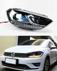 Araba Head Light Otomatik VW Sportsvan far için gündüz koşu lambası 2016-2020 Dönüş sinyali projektör lens