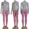 Nya kvinnors sportkläder Casual Fashion Luxury Set 2-Piece Designer Sportwear J2692