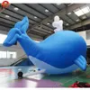 8m-26ft långa utdooraktiviteter 8m jätte uppblåsbar delfinballong spräng upp havsdjur ballong uppblåsbar hav delfinmodell för dekoration