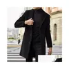 Vestes masculines Vestes pour hommes chez les hommes mince coucher d'hiver