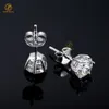 Valentine Luksusowa cena D. VVS 1CT 2CT Round Moissanite S925 Silver 10K 14K 18K Real Gold Diamond Coldings