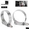 Hanger, Clamp & Flanges 2Pcs/Lot Clamps 2.5 67-75Stainless Sile Turbo Hose Coupler T Bolt Clamp Kit High Quality Ss304 Pqy5252 Drop De Otmb9