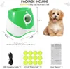 Ball Launcher for Dogs Automatic Dog Ball Launcher with 12 Tennis 2inch Ball Interacive Dog Toys Pet Ball Adjustable Distance Settings Thrower Machine for Small Dogs