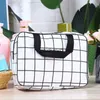 Opbergtassen Dames Reizen Cosmetische Tas Zwart Wit Grijs Blauw Grote Tote Neceser Badkamer Make-uptassen Casual opslag Toilettas Waszak Handbagvaiduryd