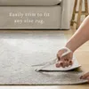 Carpets Loloi Loloi-Grip Rug Pad FPAD2 Grey 12'-0" X 18'-0" .13" Thick Gray 1/4 Inch Reversible Soft Cushion Low Profile