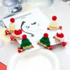 Acessórios de cabelo Feliz Natal Decoração Chapéu Hairpin Bonito Papai Noel Lantejoulas Crianças Clipe Pano Amor Infantil