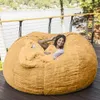 Pouf chaise coussin pratique Extra grand pouf chaise couverture Flexible pouf sac couverture fournitures ménagères 240116