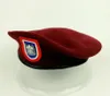 Berets US 82nd Airborne Division Beret Hat Special Forces Red Cap Reenactment Military