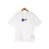 Palm Angles T-shirt T-shirt pour hommes T-shirts de créateurs pour hommes Chemise d'angle Lettre Coeur coloré Graffiti Hip Hop Jeunesse Été Lâche T-shirt à la mode Femme Homme T-shirt Blanc