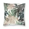 Kissen Tropical Jungle Leaves Pattern Case Home Decor 3D Double Side Interior Greenery Cover für Wohnzimmer 45