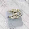 Spille con diamanti scavati alla moda Lettera di design Spille in cristallo Spilla Accessori per sacchetti con sigillo in acciaio