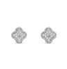 Lucky Fourleaf Clover Clover Studs Designer for Women Letter V Cleef Luksurious Jewelry Diamond Układki 5227653