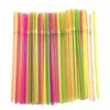 Einwegbecher, Strohhalme, 1000 Stück, bunt, Kunststoff, gebogen, zum Trinken, Großhandel, Hochzeit, Geburtstag, Party, Bar, Getränk, Bubble Tea Straw