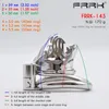 FRRK Cub Chastity Cage Adults Sex Toys for Men Penis Rings Steel Bondage Erotic Product Sexual Shop Male Masturbation Tool 240117