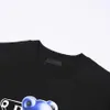 Camiseta de diseñador para hombre, camiseta de verano con cuello redondo, manga corta, camiseta de algodón puro, letra unisex con estampado de osito de peluche