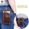 BULLCAPTAIN HEREN Lederen RIEM Heuptas Militaire Heuptasje Molle Kleine Geld Telefoon TAILLEVERPAKKING Bum Pouch PURSE 240117