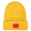 Designer clássico outono inverno estilo quente gorro chapéus homens e mulheres moda 11 cores boné de malha outono lã ao ar livre crânio quente bonés H-9