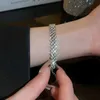 Bedelarmbanden Luxe strass uittrekbare armband voor dames Mode verstelbare armbanden String Hand Sierlijke glitteraccessoires