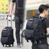 Valizler Omuz Seyahat Çantası Pography Backpack Profesyonel Kamera Tramvay On Tekerlek Üzerinde Bavul Erkekler Kabin Haddeleme Bagaj