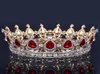 Couronne de mariée de luxe avec cristaux de strass, couronnes de mariage royales, accessoires de cheveux en cristal de princesse, diadèmes de fête d'anniversaire Qu9771425