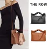 Pure Original The Row Soft Leather Handbag Camdem Fashion Versatile Shoulder Bag Crossbody Bag Women's Bag