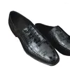 Chaussures habillées Ourui véritable peau de crocodile homme d'affaires formel pour hommes en cuir loisirs pour hommes