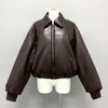 Dames Trenchcoats 2024 Herfst En Winter Retro Veelzijdige Casual Revers Effen Kleur Korte Sectie Brood Katoenen Jas Dames