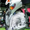 Full Face Open Year New AGV Motorcykelhjälm KS Full Helmet Four Seasons Anti Fog Racing Helmet Men's and Women's Motorcycles Brand New Gduo