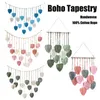 Boho Hand Geweven Wanddecoratie Blad Macrame Muur Opknoping Wandtapijten Nordic Minimalistische Home Decor Ornamenten Thuis Cadeau 240117