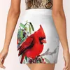 Jupes Rouge Cardinal Jupe Femme Sport Skort Avec Poche Mode Style Coréen 4XL Oiseau