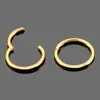 50/100 pezzi in acciaio inossidabile setto naso piercing incernierato segmento anello a cerchio per le donne orecchio elica orecchino piercing gioielli per il corpo 240117