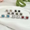 Designer David Yuman David Yuman Jewelry Bracelet Xx Sterling Silver Multicolor Earrings Popular 5a Zircon Earrings