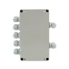 Partihandel Vattentät elektrisk kapsling Project Junction Box 158*90*60mm med DIN Rail Terminal Blocks BJ