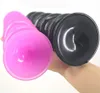 FAAK Pagoda Butt Plug Ribbed Anal Sex Toys With Suction Cup See Through Wine Red Dildo Anus Expension Erotic Products 240117