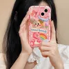 Cell Phone Cases Apple 15 14pm Cute Cartoon Girl Dog 13p12pm Phone Case Apple 15 14 Full Edge 13pm Suitable 3YW0