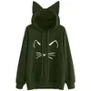 Kawaii Katze Ohr Hoodie Nette Sweatshirt Pullover Herbst Winter Casual Langarm Damen Mit Kapuze Sudadera Mujer 240116