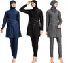 Swim Wear 2021 Muslim Swimwear Islamic Modest Swimming Suit Burkini Women Swimsuit With Hijab Set Full Cover Turkey5478599